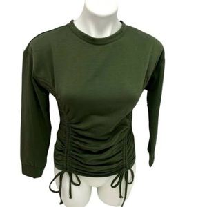 Olive green long sleeve shirt NWT